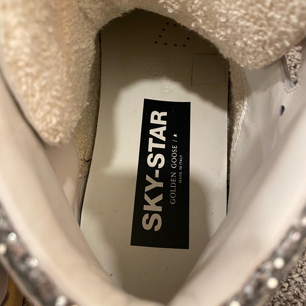 Women's Sky-Star with signature on the ankle and
Silver Glitter Inserts & Stars - Picture 5 of 8